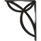 Ekena Millwork Versailles Wrought Iron Bracket, (Triple center brace), Antiqued Pewter 2"W x 7 1/2"D x 10"H BKTM02X07X10TVEAPW - alternate 6